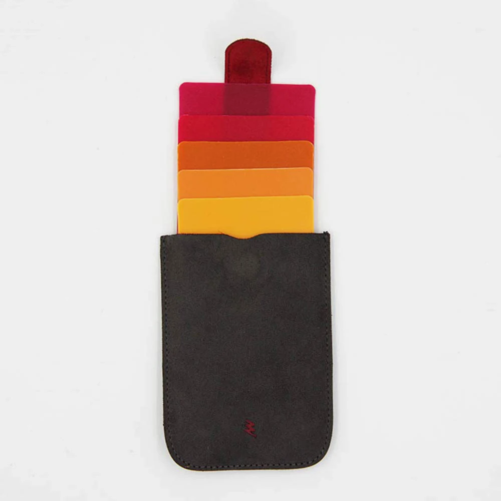 

Novelty Portable Ultra-thin Multifunction Waterproof Card Holder Stack Up Pull Out Slim Cascading Wallet Purses Party Gift