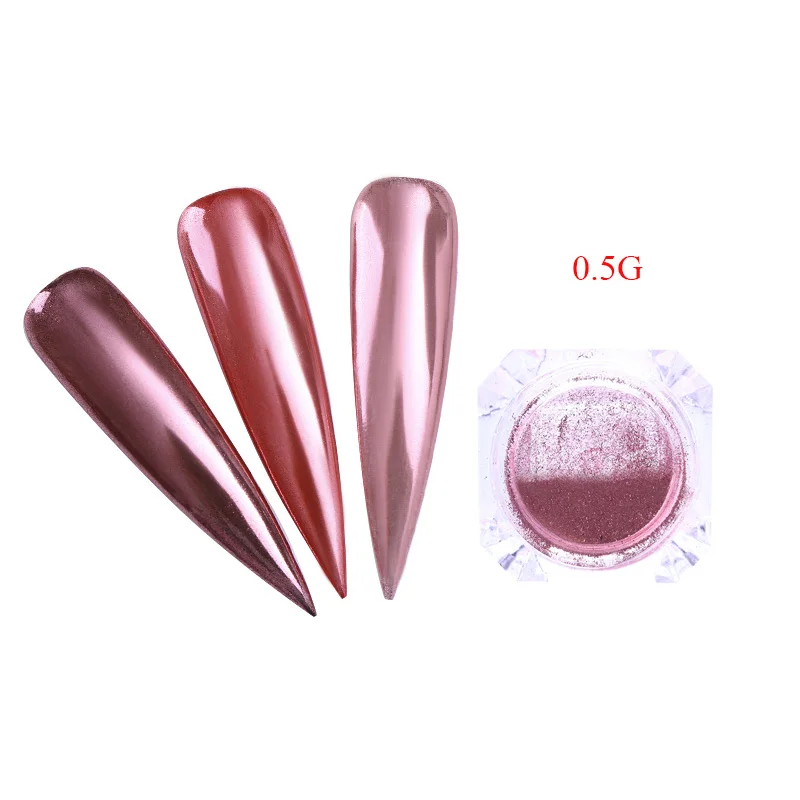 0.5g Color 10 Николь дневник Аврора неоновый блеск для ногтей Хамелеон блестящая пудра зеркальное искусство ногтей пылезащитный пигмент - Цвет: 0.5g Color 10