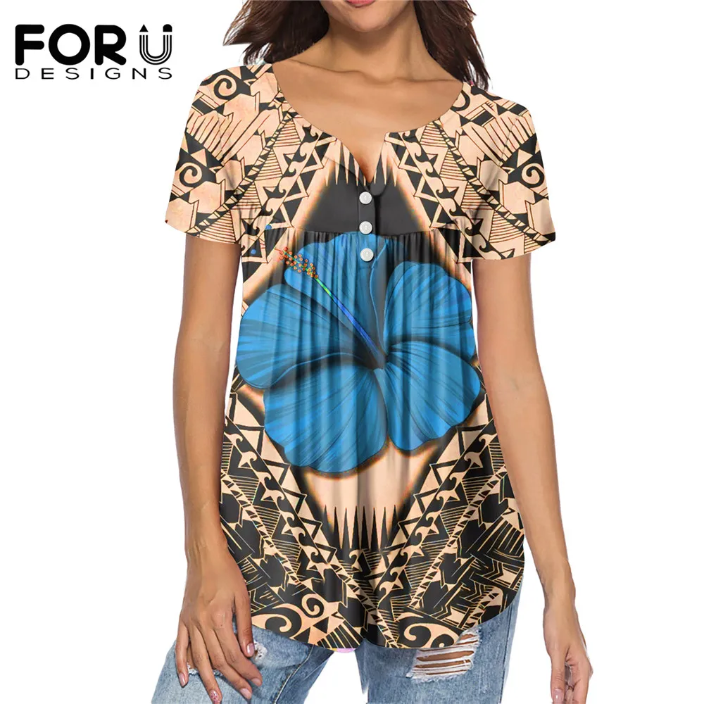 Женские летние топы FORUDESIGNS с коротким рукавом модная женская Свободная футболка