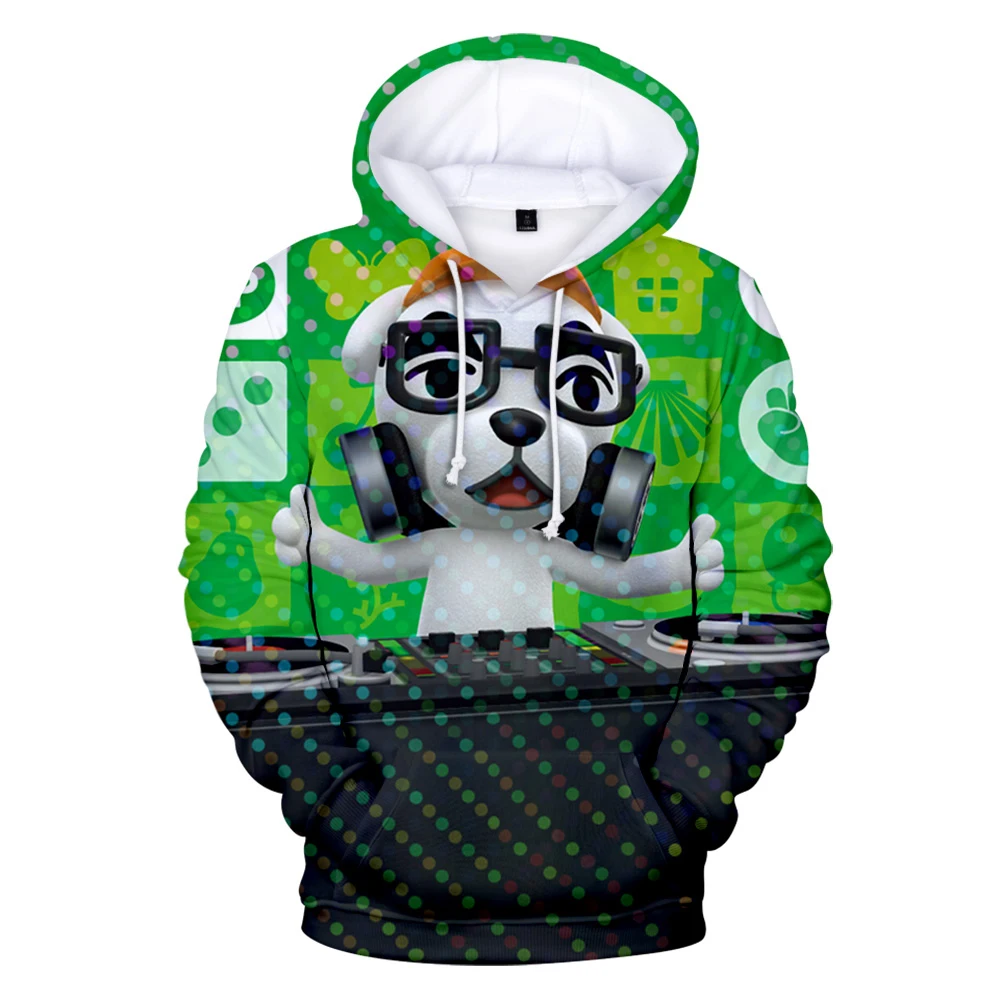 

Animal Crossing 3D women's Hooded boy/girls Sweatshirt Cute Dogs Octopus Print Casual Harajuku Trend Style Kid Hoodies clothes
