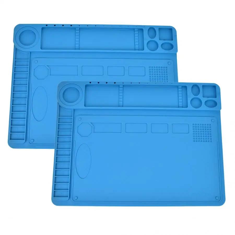 2 шт термостойкий Магнитный силиконовый коврик винтовая Подставка для хранения