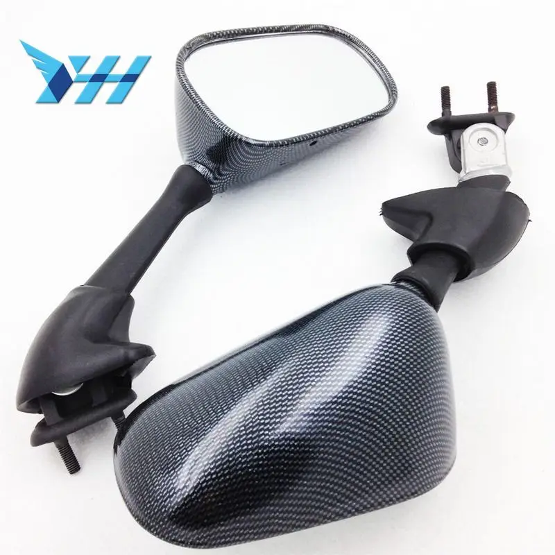 Запасные части для мотоциклов гоночные зеркала Yamaha YZFR1 R1 2007 2008 YZF R6 2006 CARBON|Боковые