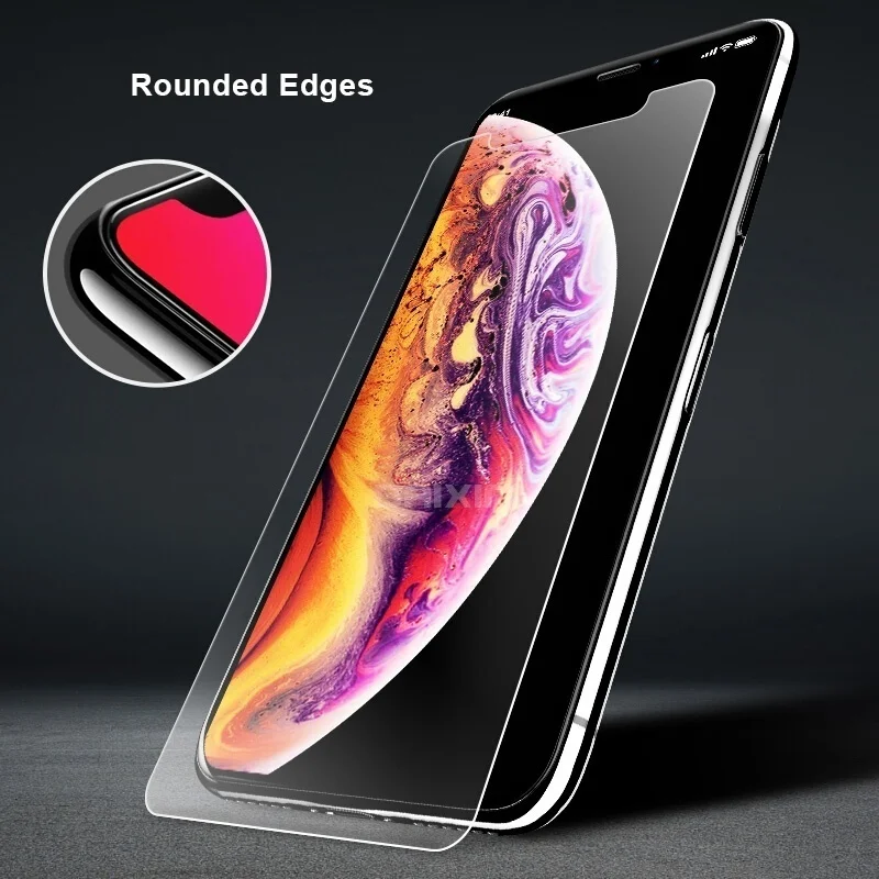 Закаленное стекло для iPhone 11 12 Mini Pro Max SE 2020 Защита экрана i Phone XR XSMAX X 8 7 6 s Plus защитные
