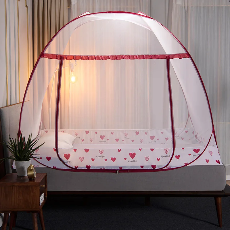 Klapp Moskito Net Baldachin Mit Halterung Bett Zelt für Erwachsene Mädchen Zimmer Dekoration Zelt Bett Vorhang Mit Rahmen Hause Schlafzimmer decor