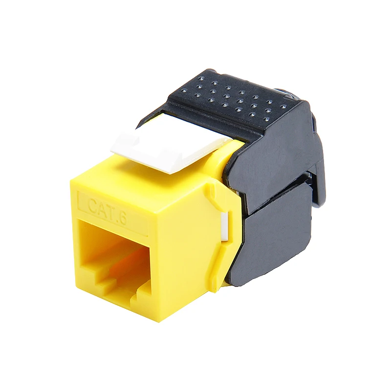 Гигабитные Разъемы RJ45 CAT6 Keystone модули Бесконтактное подключение (не требует
