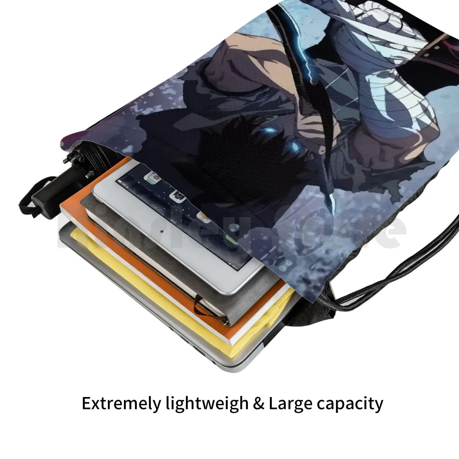 Рюкзак Igris сумка на шнурке спортивная для верховой езды скалолазания Sung Jin Woo Manga