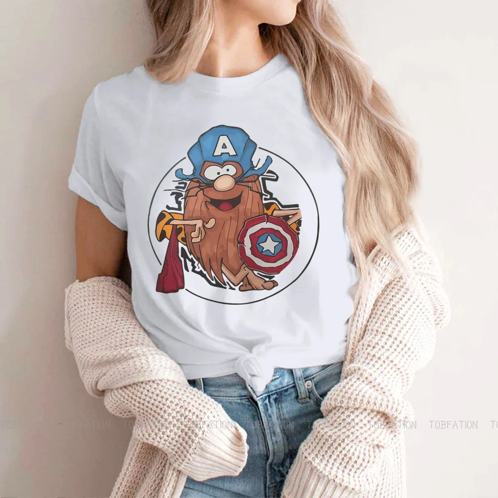 

Футболка женская свободного покроя с принтом «Капитан кавимен»