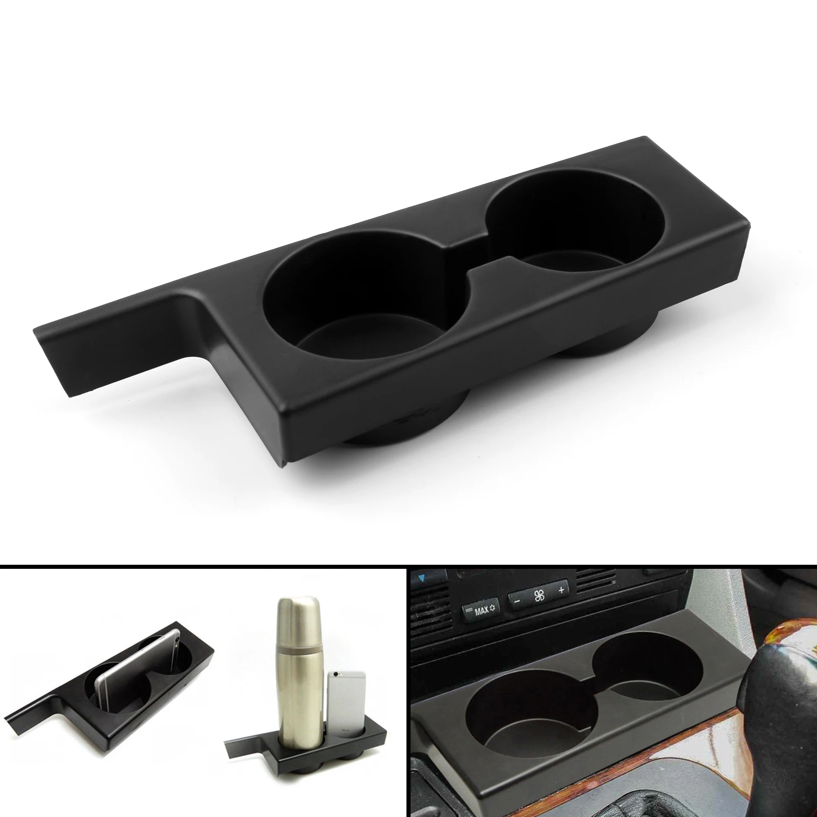 

Artudatech Front Double Cup Holder Center For BMW 5 Series 5Serie E39 528i 530i 540i M5 Accessories