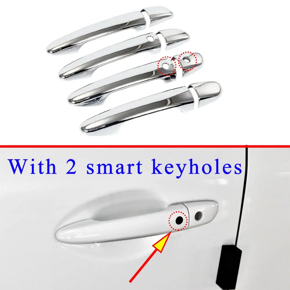 Стайлинг автомобиля крышка дверной ручки ABS отделка украшение автомобильные