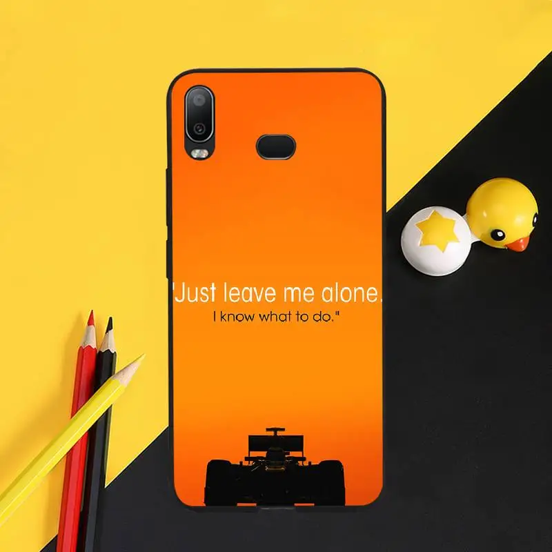 PENGHUWAN Kimi Raikkonen F1 Just Leave Me Alone Coque Shell Phone Case For Samsung A10 A20 A30 A40 A50 A70 A71 A51 A6 A8 2018 |