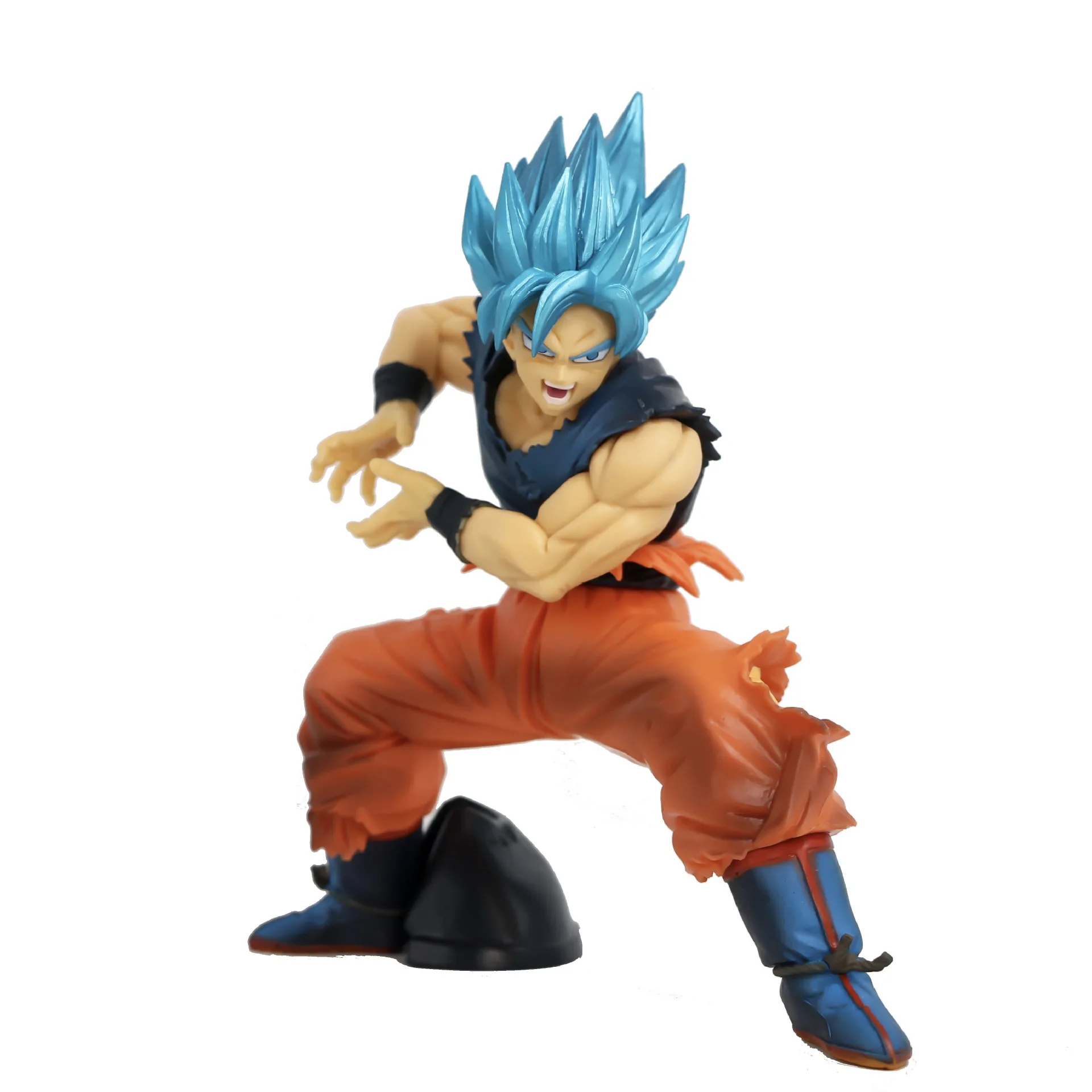 

20th Anniversary Dragon Ball Super Saiyan God Qualified Son Goku Action Humanoid Model Toy Decoration Childrens Gift Collection
