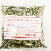 wholesale 1000pcs lot stainless steel spring bar diameter 2 0mm 14mm 16mm 18mm 20mm 21mm 22mm 23mm 24mm size available