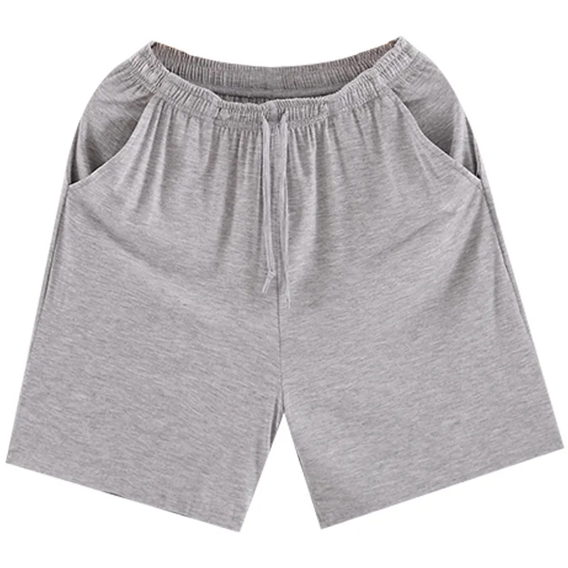 

Plus Size Summer Women Casual Thin Shorts Short Pants Solid Workout Elastic Waist Drawstring Running Modal Shorts With Pockets