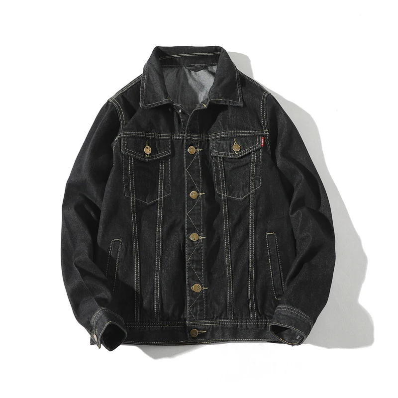 

Spring Men's Casual Korean Denim Jacket Youth Slim Denim Jacket