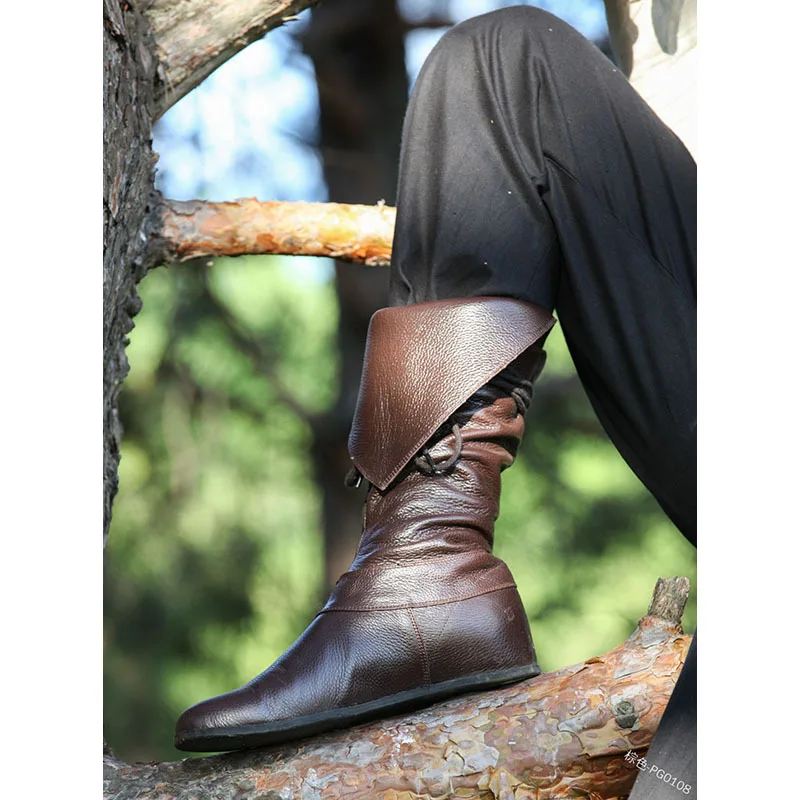 Ботинки для косплея в средневековом стиле викингов праздничная обувь сказочных