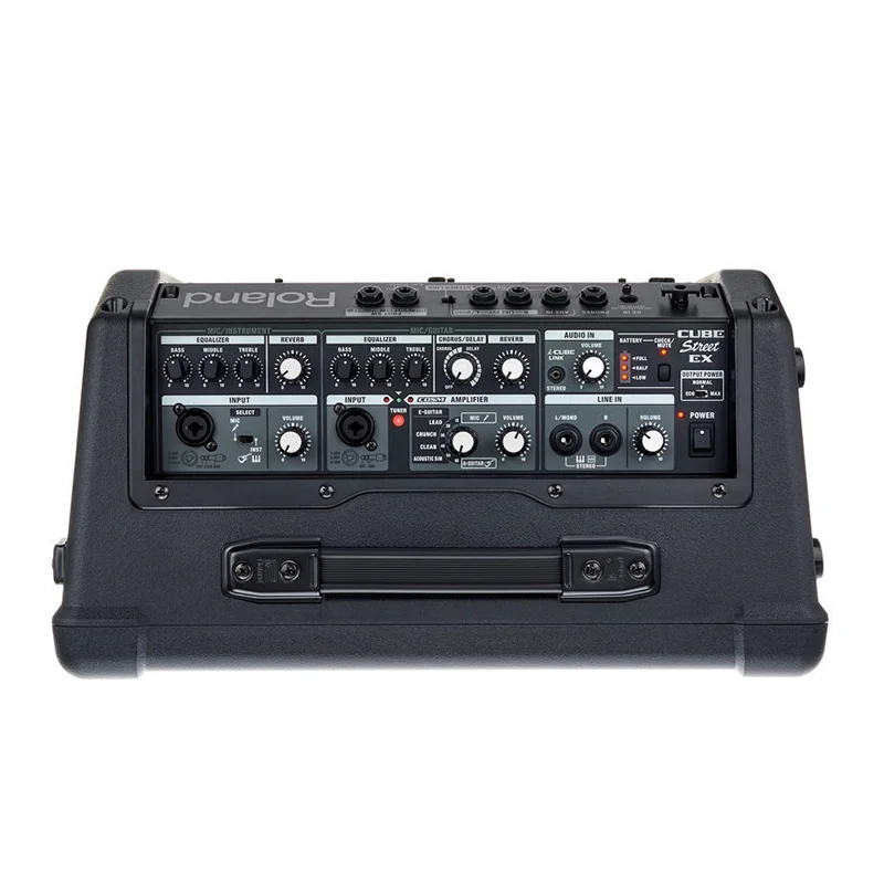 roland cube straße ex verstärker für akustische elektrische gitarre und busking batterie powered 50 watt stereo verstärker lautspr