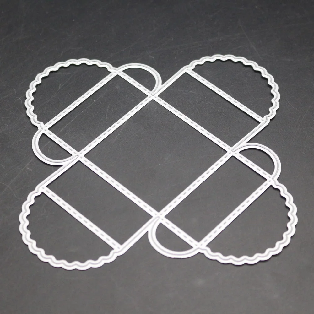 Новинка 2019 Подарочная коробка для конфет металлический трафарет резки сделай