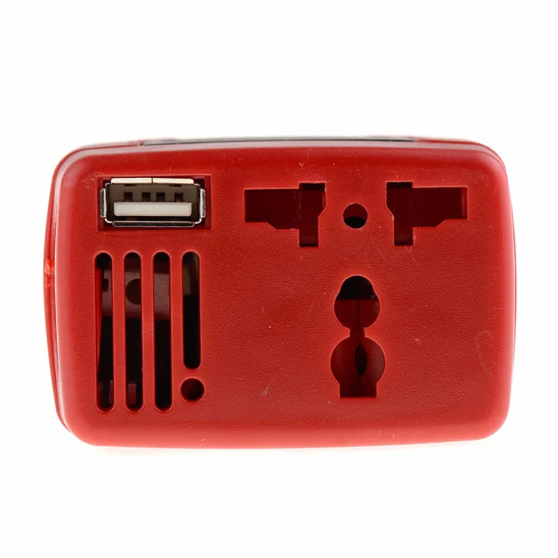 Автомобильный Мощность инвертор USB 2.1A 75 Вт AC/DC 12V AC 220V 50 ± 2 Гц адаптер конвертер с
