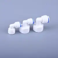 1/4 Hose Fitting Plumbing Fittings for Water Pipe Quick Connector 3/8 Filter Attachment Valve Family RO System Home Improvement