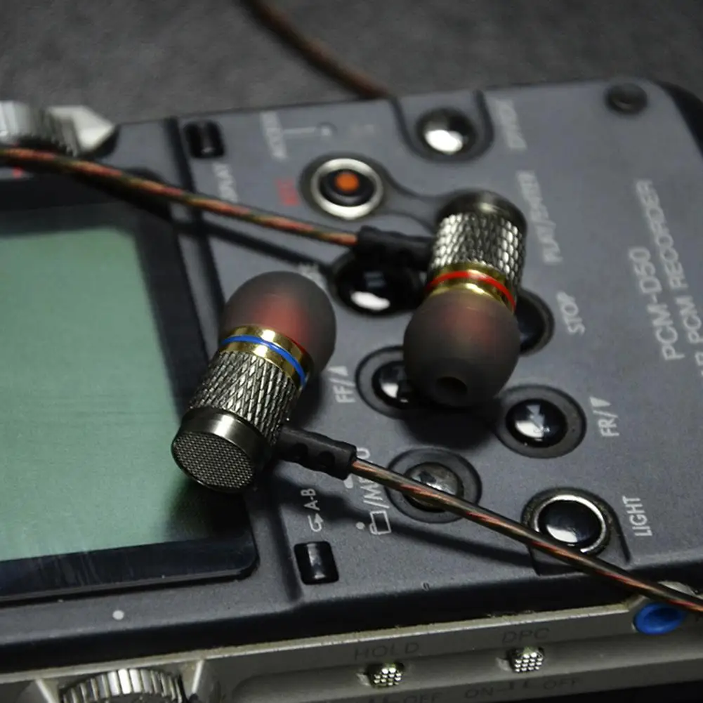 Динамические наушники KZ EDR1 проводные Hi-Fi с позолоченным покрытием штекер 3 5 мм