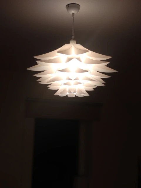 Лотос люстра с абажуром DIY цветок лотоса шестислойная лампа абажур романтическая комната кулон освещение покрытие бар отеля Декор