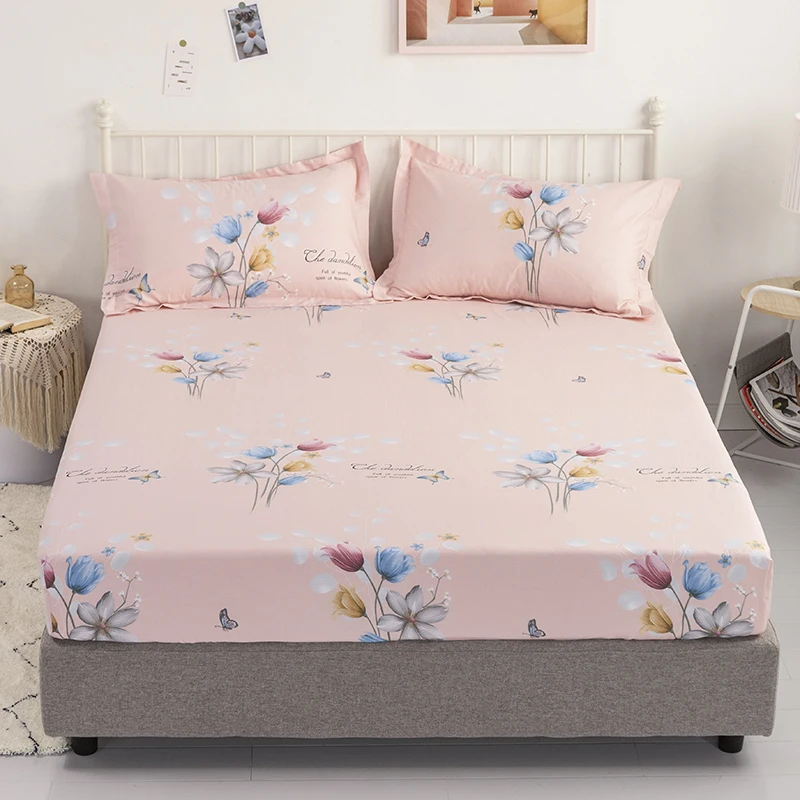 3 шт. Комплект постельного белья из 100% хлопка с 2 наволочками | Дом и сад