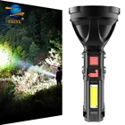 Мощный водонепроницаемый прожектор вспышка супер яркий большой диапазон USB Перезаряжаемый ксеноновый светильник с Cob прожектор бытовой светильник