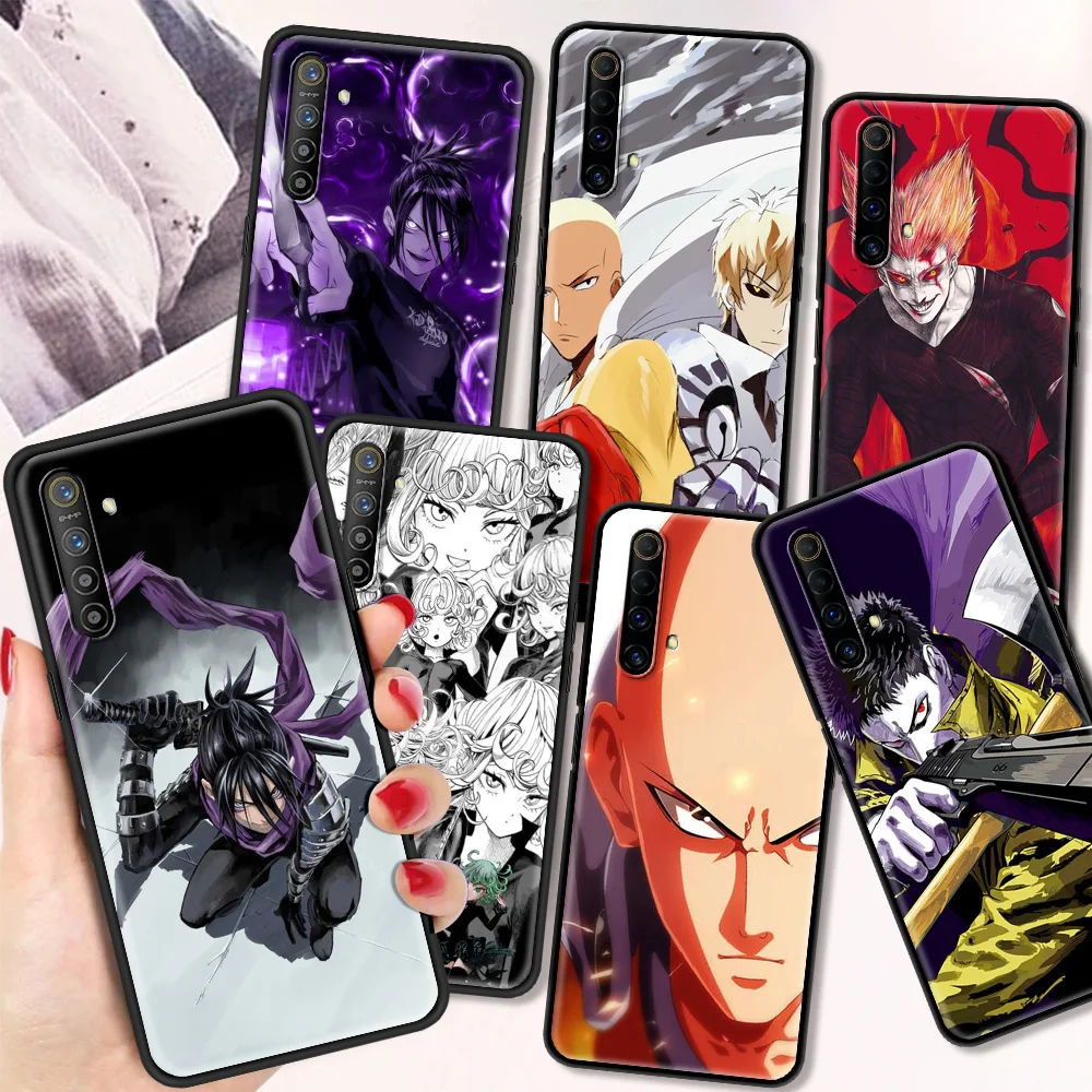 

One Punch Luxury Silicone TPU Case for Realme C3 C11 C15 C20 XT X50 Pro 5 6 7 7i Pro Q2 Q2i V15 5G Coque Shell