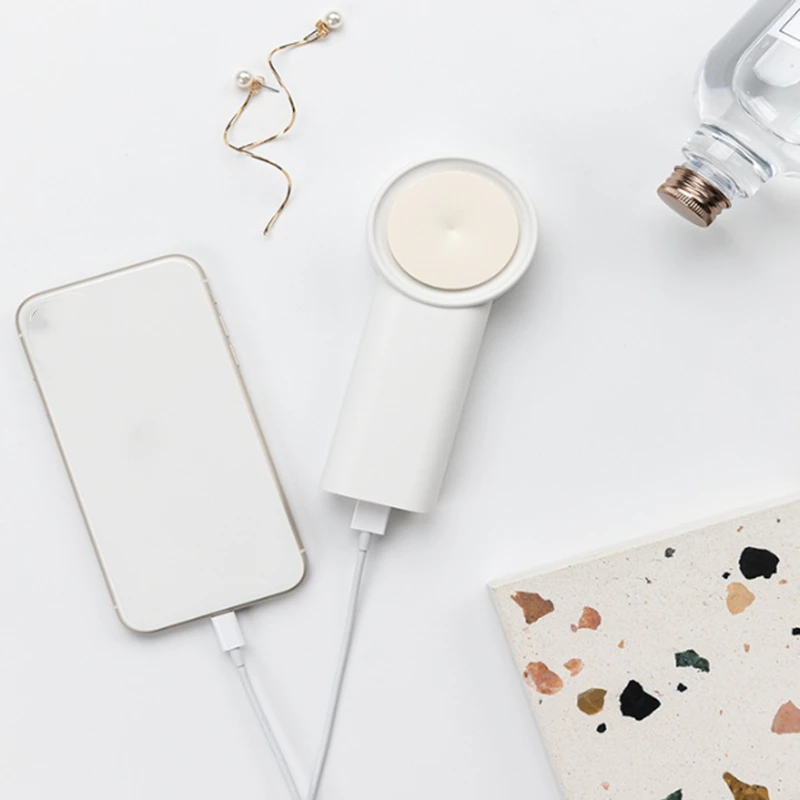 

Electric Bladeless Fan Portable Cordless USB Charging Mini Handheld Fan Mini Cooler Air Conditioner Handy Fans