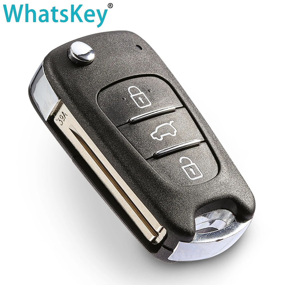 Новый модифицированный складной чехол для выкидного ключа пульта WhatsKey Hyundai I30 IX35