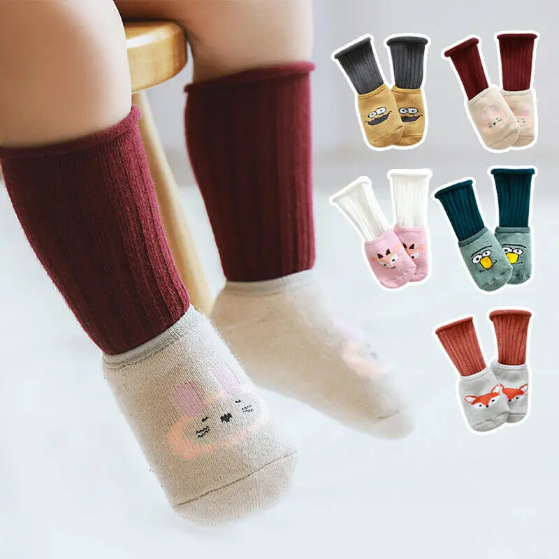 Winter Baby girl 3D cartoon Stockings Leg Warm cute animal Detachable non-slip stockings-Buy 1 get | Детская одежда и обувь