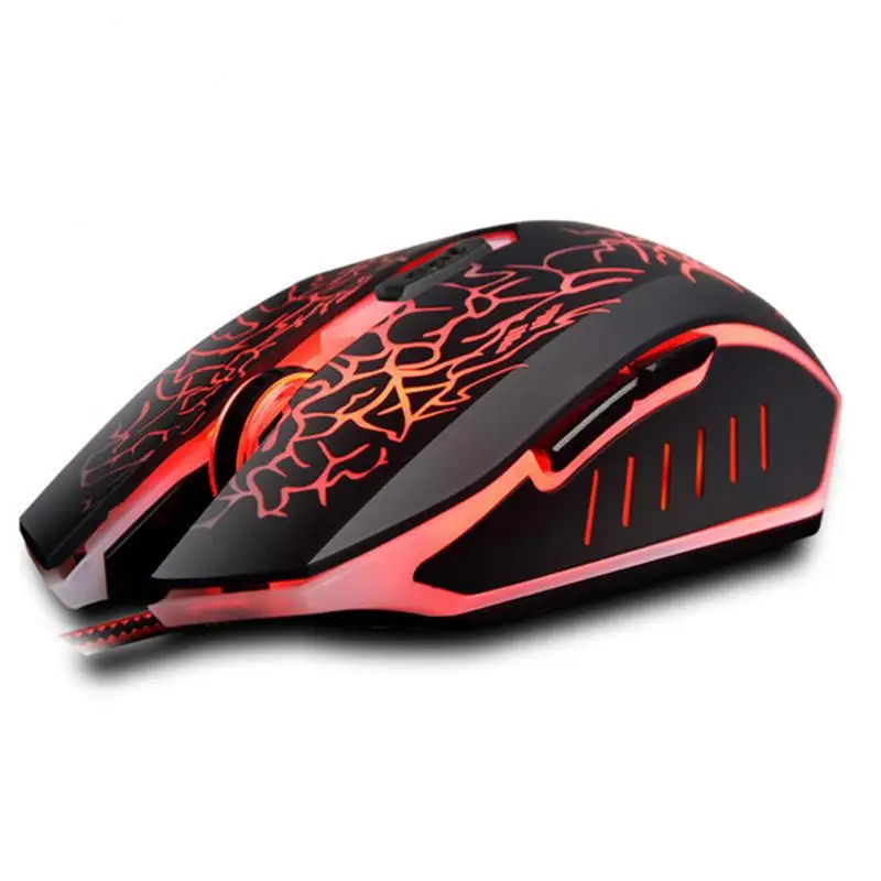 professional colorful backlight 4000dpi optical wired gaming mouse mice gamer computer mice for laptop mice pc ergonomic fashion free global shipping