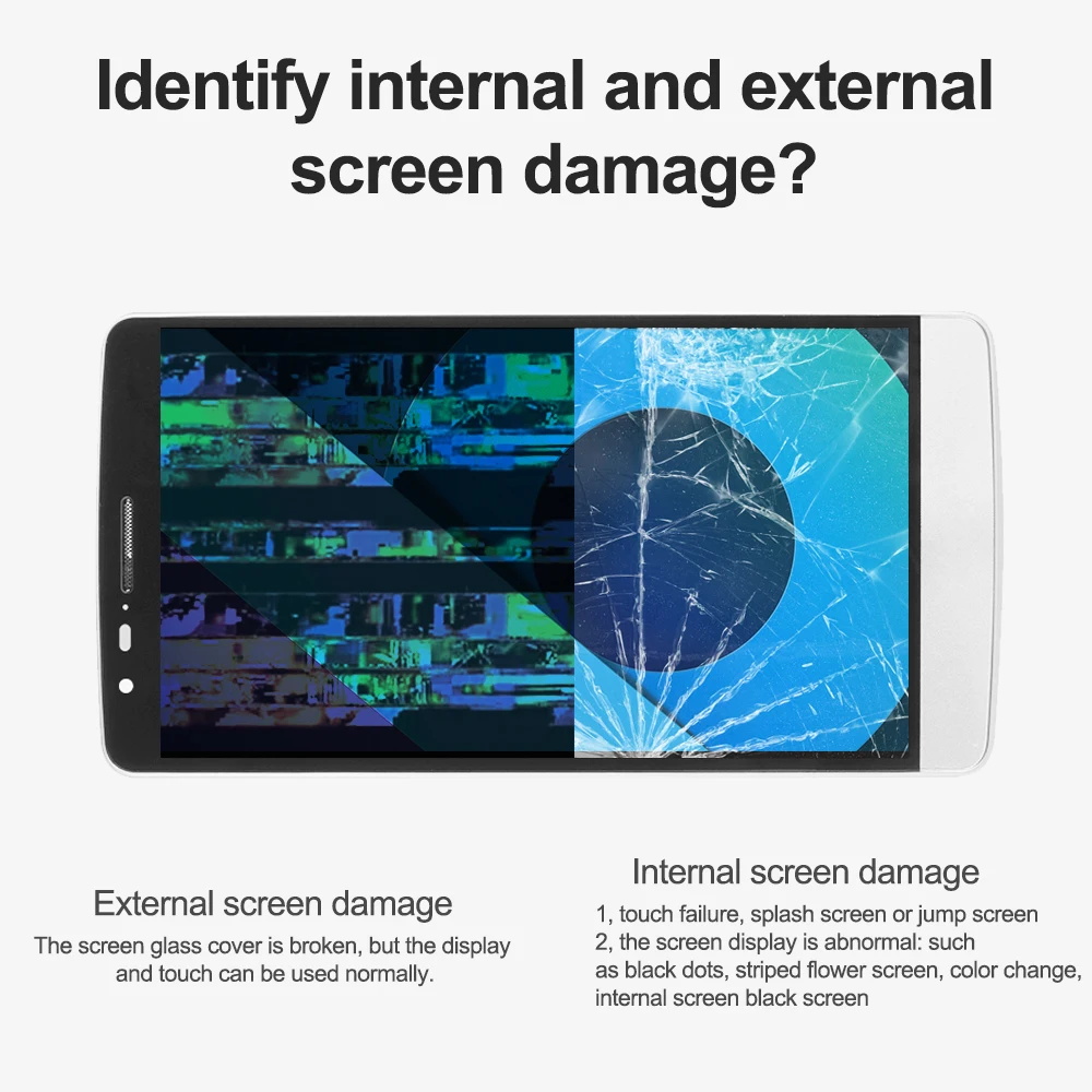 100% протестированный ЖК-дисплей 5 &quotD690 для LG G3 Stylus D690 D690N D693n D693 кодирующий
