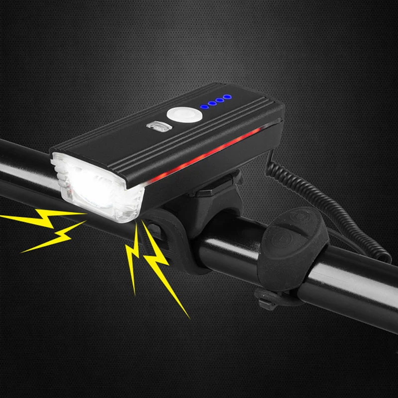 

Велосипедный фонарь HL012, 4 режима светодиодный перезаряжаемый, USB