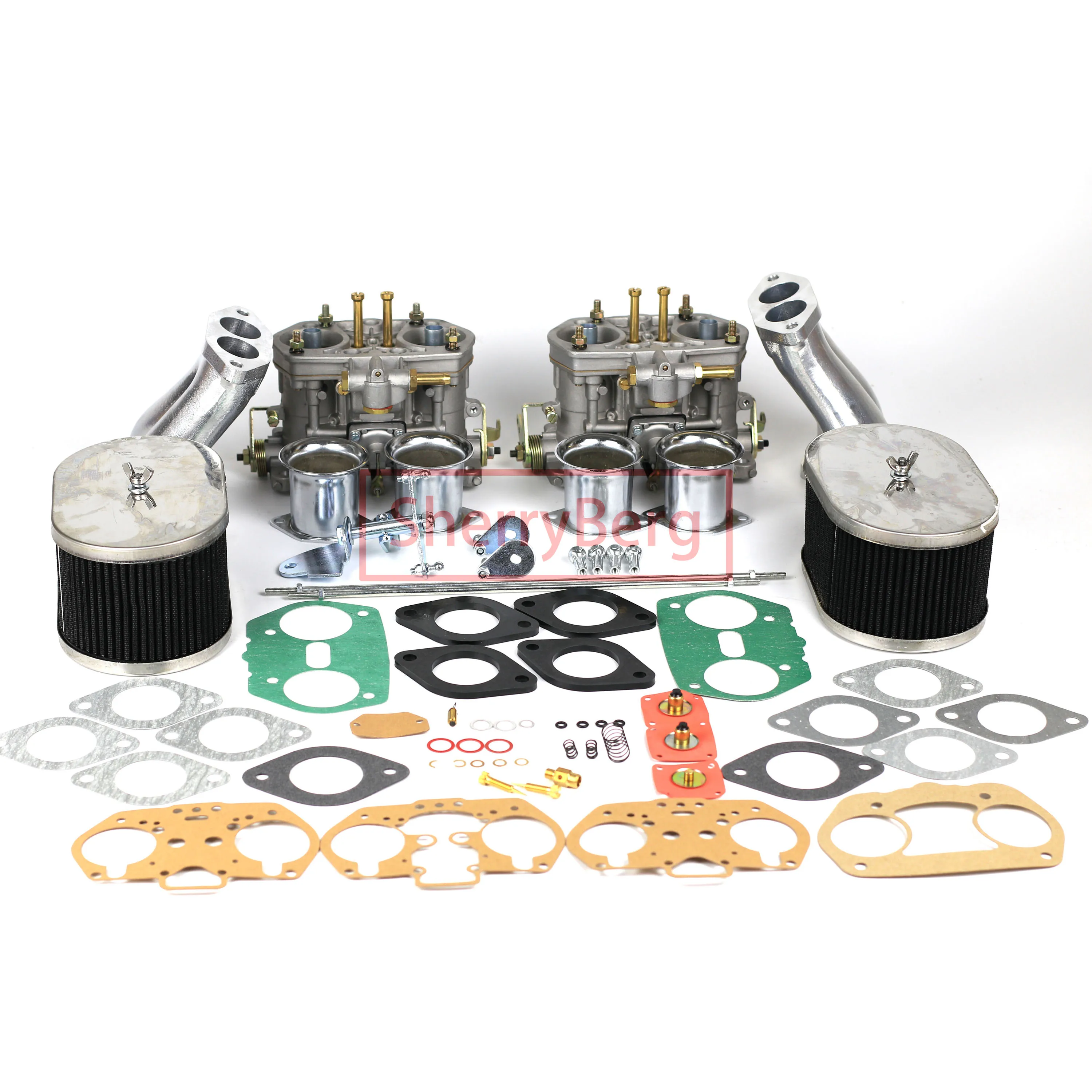 

SherryBerg Carburettor Carburetor Conversion Kit for VW Porsche cooling T 1 FAJS HPMX WEBER IDF DUAL 40mm CARB T1 Linkage EMPI