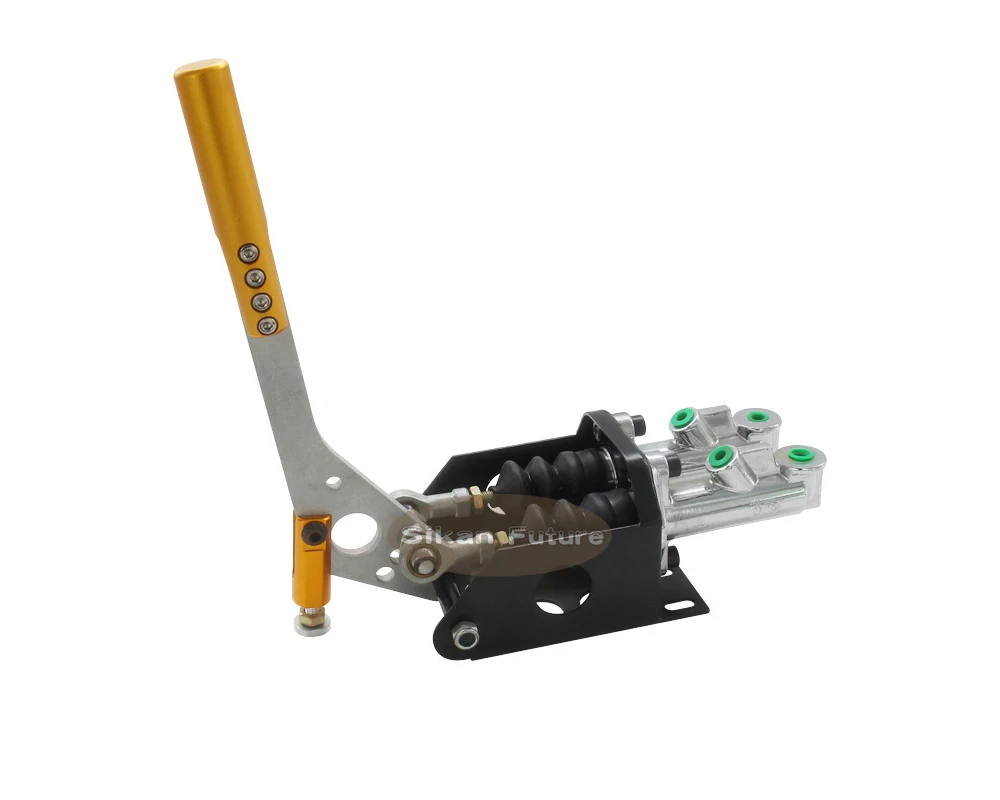 Universal Car Racing Hydraulic Drift Handbrake Vertical Horizantal Drift Lever Drift E-Brake Double Cylinder Hand Brake