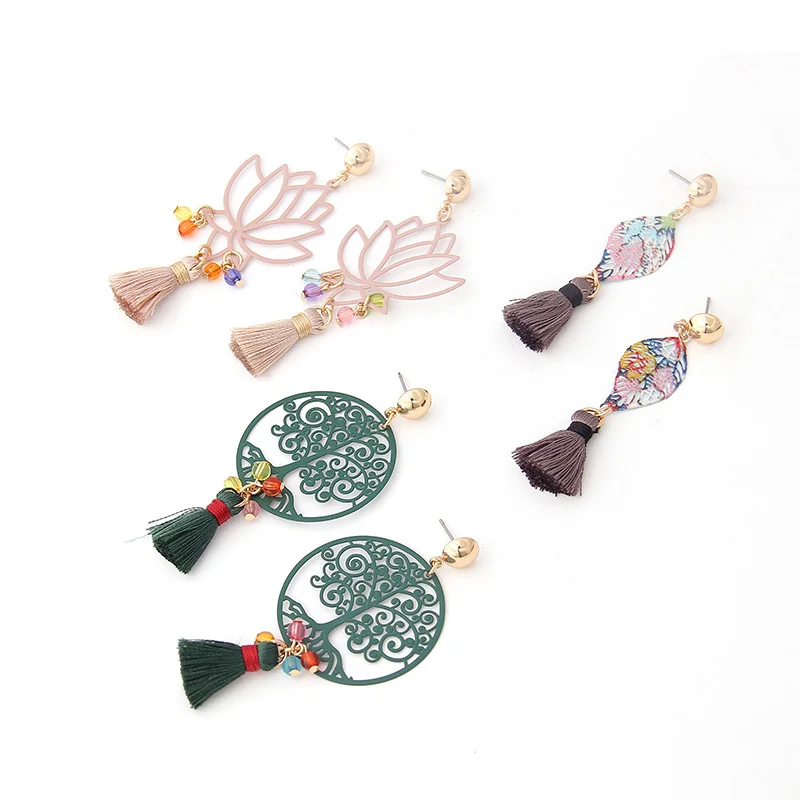 

DIY Handmade Jewelry Making Beads Charms Pendants Drop Dangle Earring Set Components Decoration Fashion Accessories Gifts