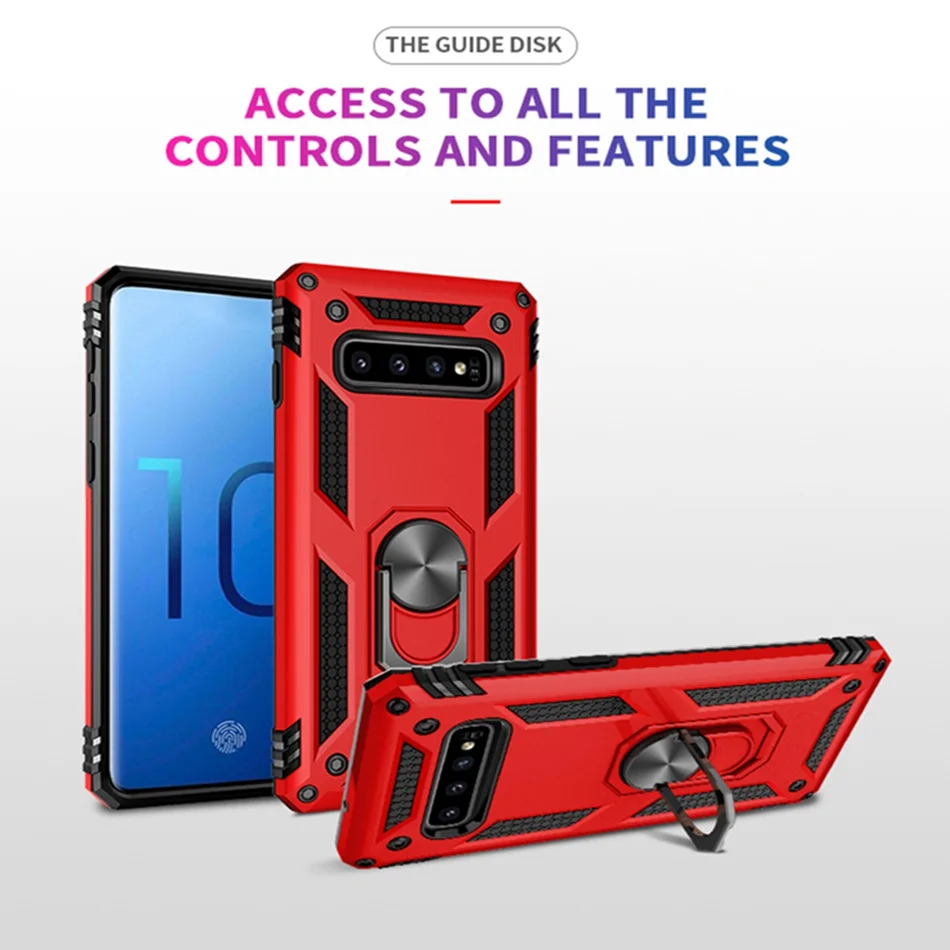 Магнитный чехол для Samsung Galaxy S10E/S10/S9 защитный Note 10 pro/S8/S9 Plus/S10 Lite | Мобильные