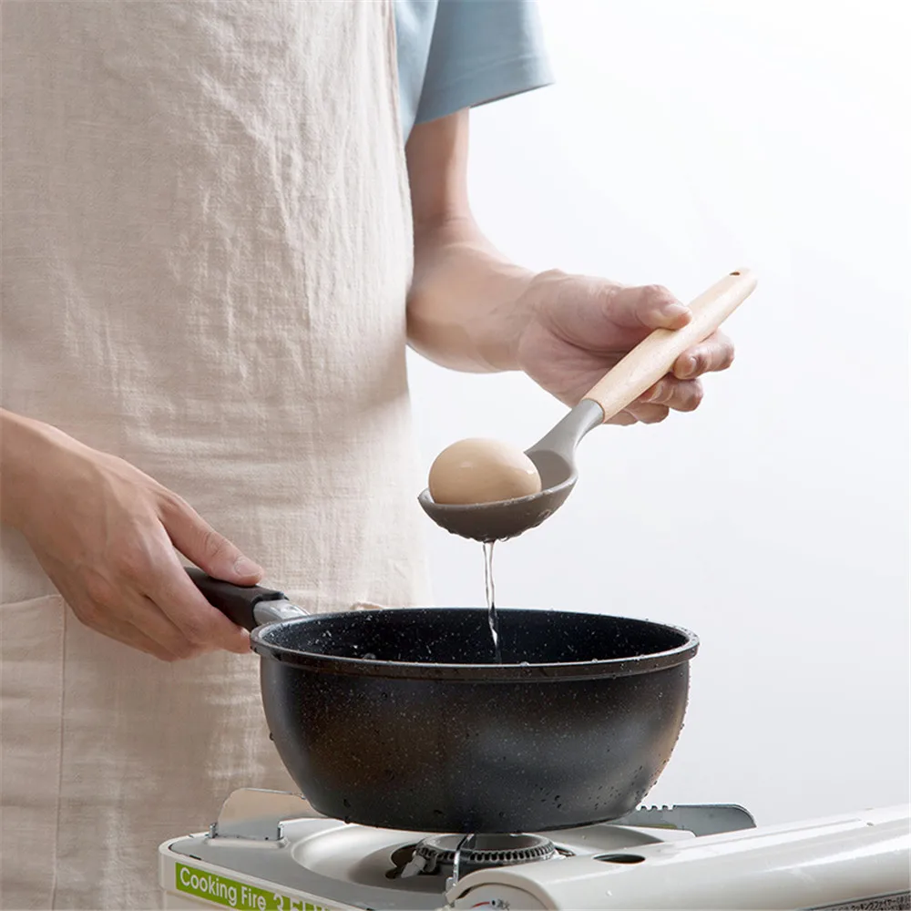 Silicone Whisk Leakage Shovel Turner Brush Baking Turners Cream Butter Spatula Mixing Batter Scrape Soup Utensils Kitchen Tools | Дом и сад