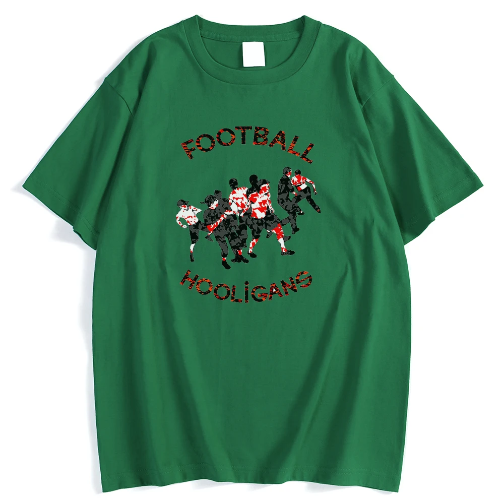 Модная стильная футболка с принтом хулиганов для футбола Мужская Спортивная