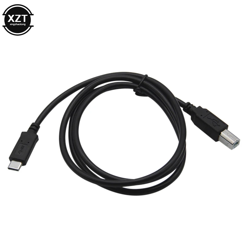 USB 3 1 Тип C Штекерный разъем для 2 0 B кабель передачи данных адаптер быстрой файлов