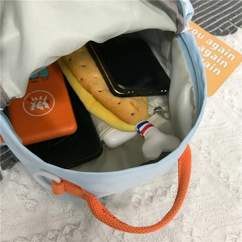 School Bags Kawaii New Mini Backpack Waterproof And Anti-theft  Harajuku Style Fashion Women Nylon Fabric  children bag mochilas