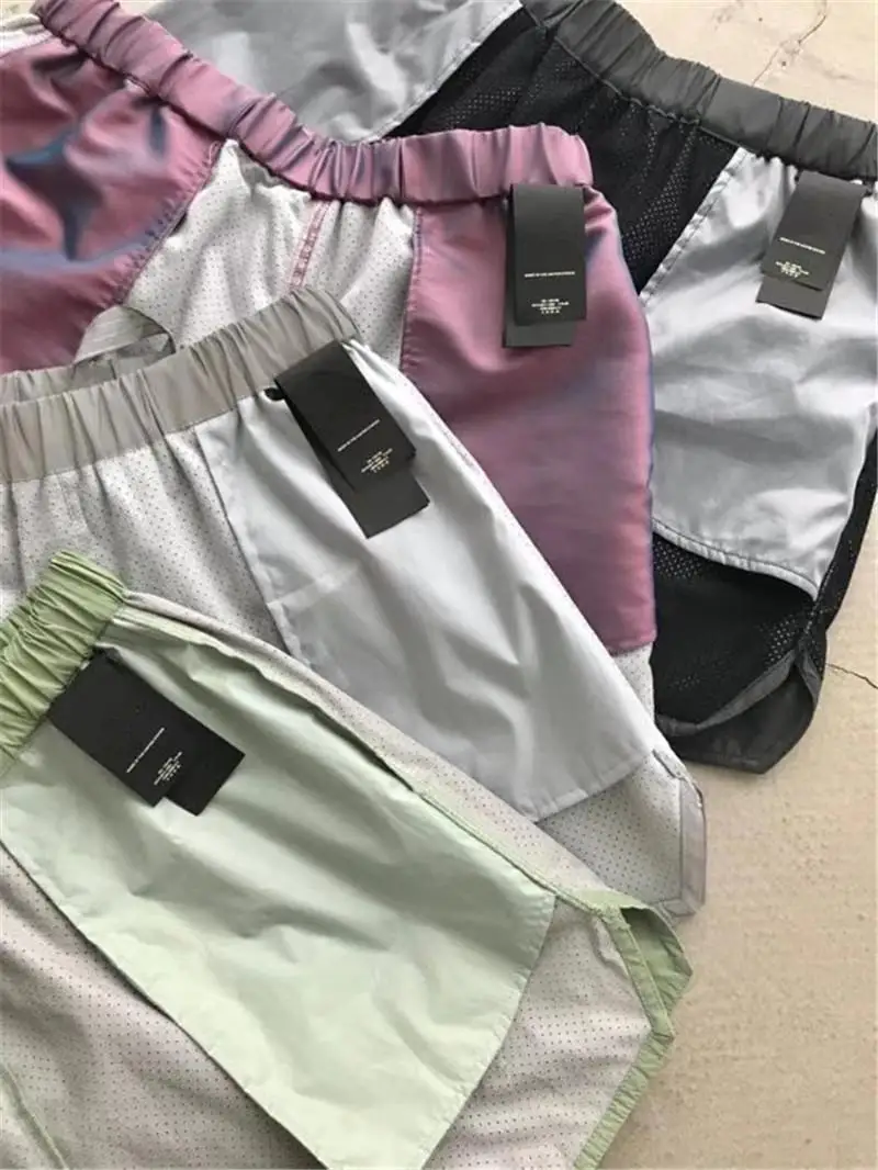 

Laser Reflective colorful FOG Essentials Shorts Drawstring Shorts Men Women 1:1 High Quality Casual Essentials Short