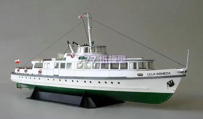 

1:100 1:72 Cruise Ship Yacht Ship Paper Model Super Keel Internal Structure 3D Paper Model Children Adult Educational Toys