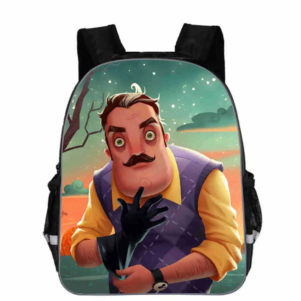 11/16 дюймов Рюкзак Hello Neighbor сумка Детские школьные сумки новая известная служба