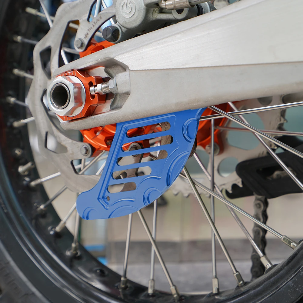 

CNC Front Rear Brake Disc Guard Protector For Husqvarna TE FE FS FX 125 200 250 350 450 501 Husaberg 560 570 2009-2014