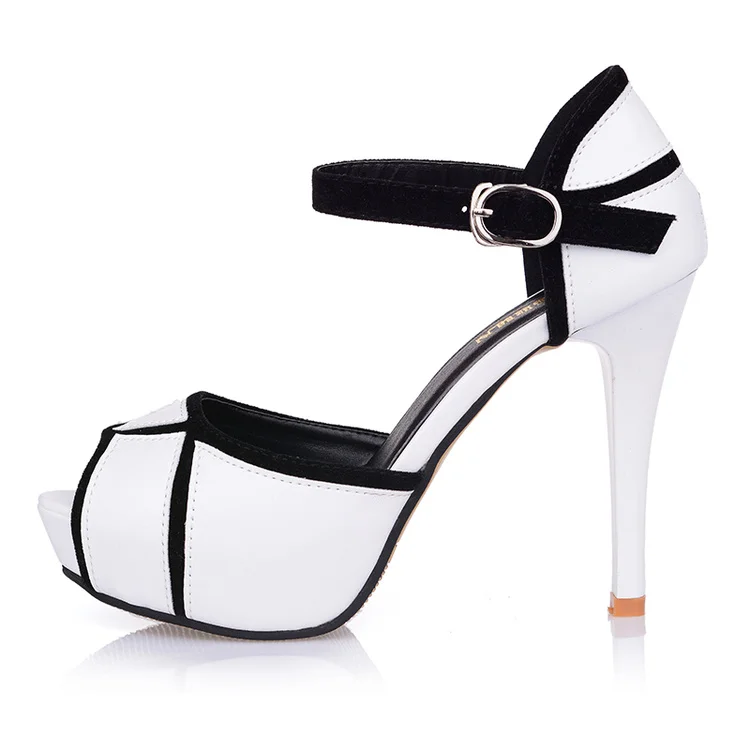 fashion Sexy high heel shoes for women summer shoes for women Fish mouth sandals classic heels wedding shoes for Women's high he