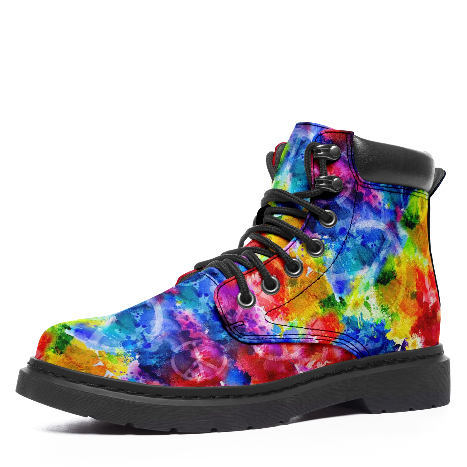 

Custom New Design High-Quality Dropshipping Wholesale Fashion Boots Shoes For 2021 Graffiti Smudged Personalized Boots Unisex