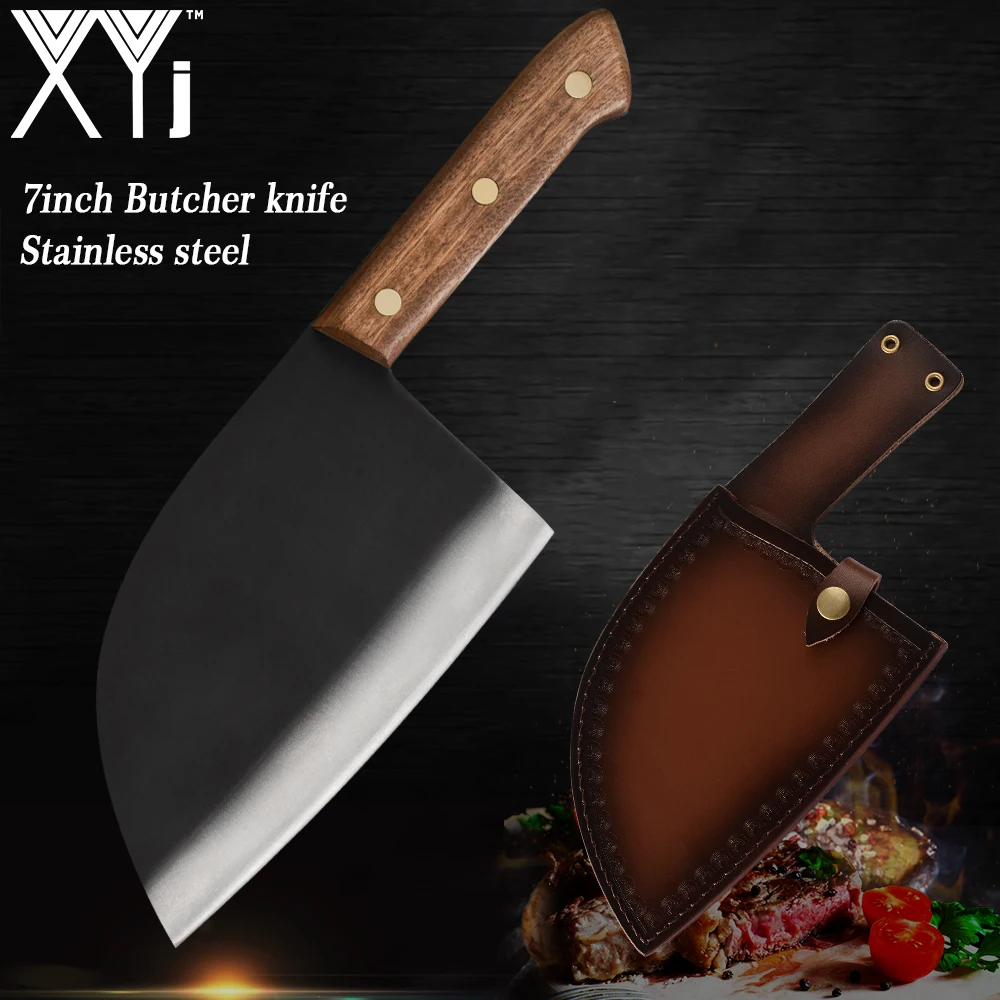 Набор кухонных ножей XYj 2 шт. для мясника китайский слайсер нож резки костей