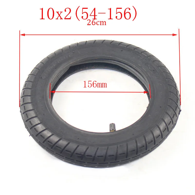 

Шина для электрического скутера Xiaomi Mijia M365, 10x2 дюйма, шина для колеса, внутренняя труба WanDa 10x2 (54-156), пневматическая шина
